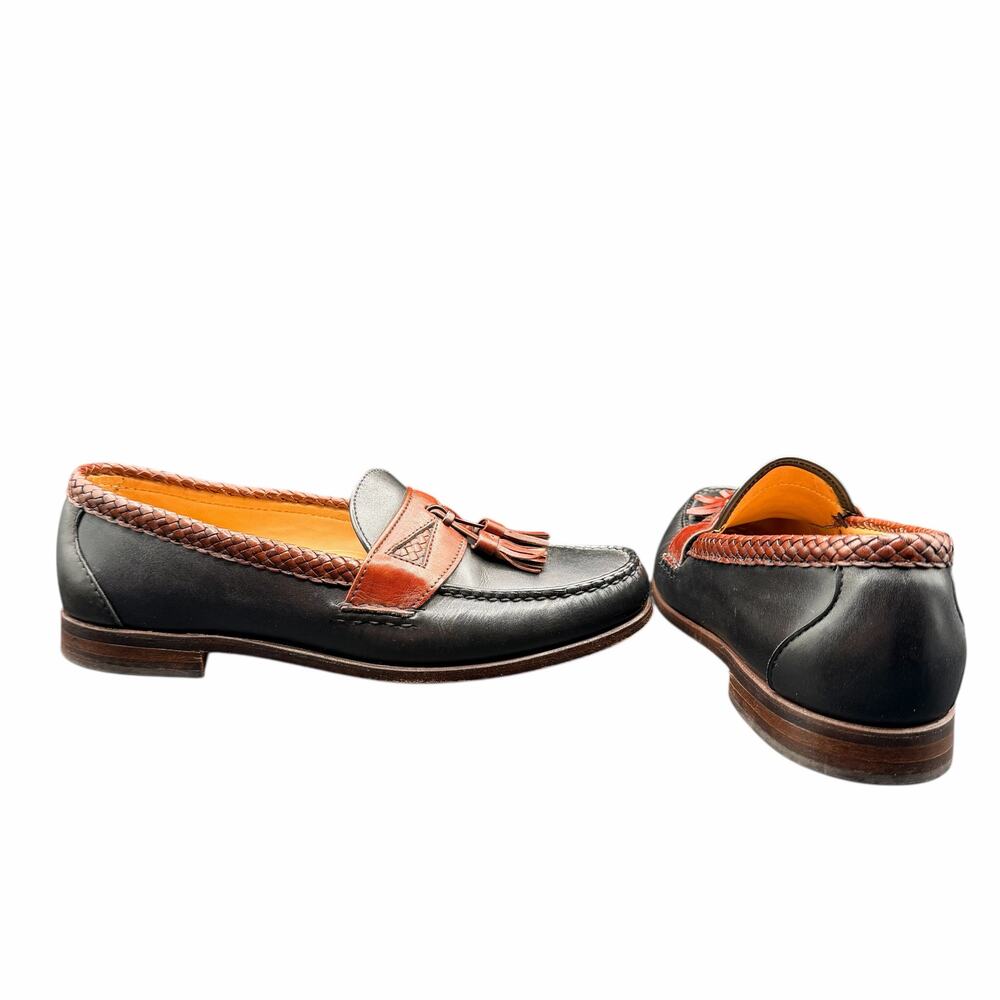 Allen Edmonds Tassel Loafers Men’s 9D Black Brown Leather USA Made
